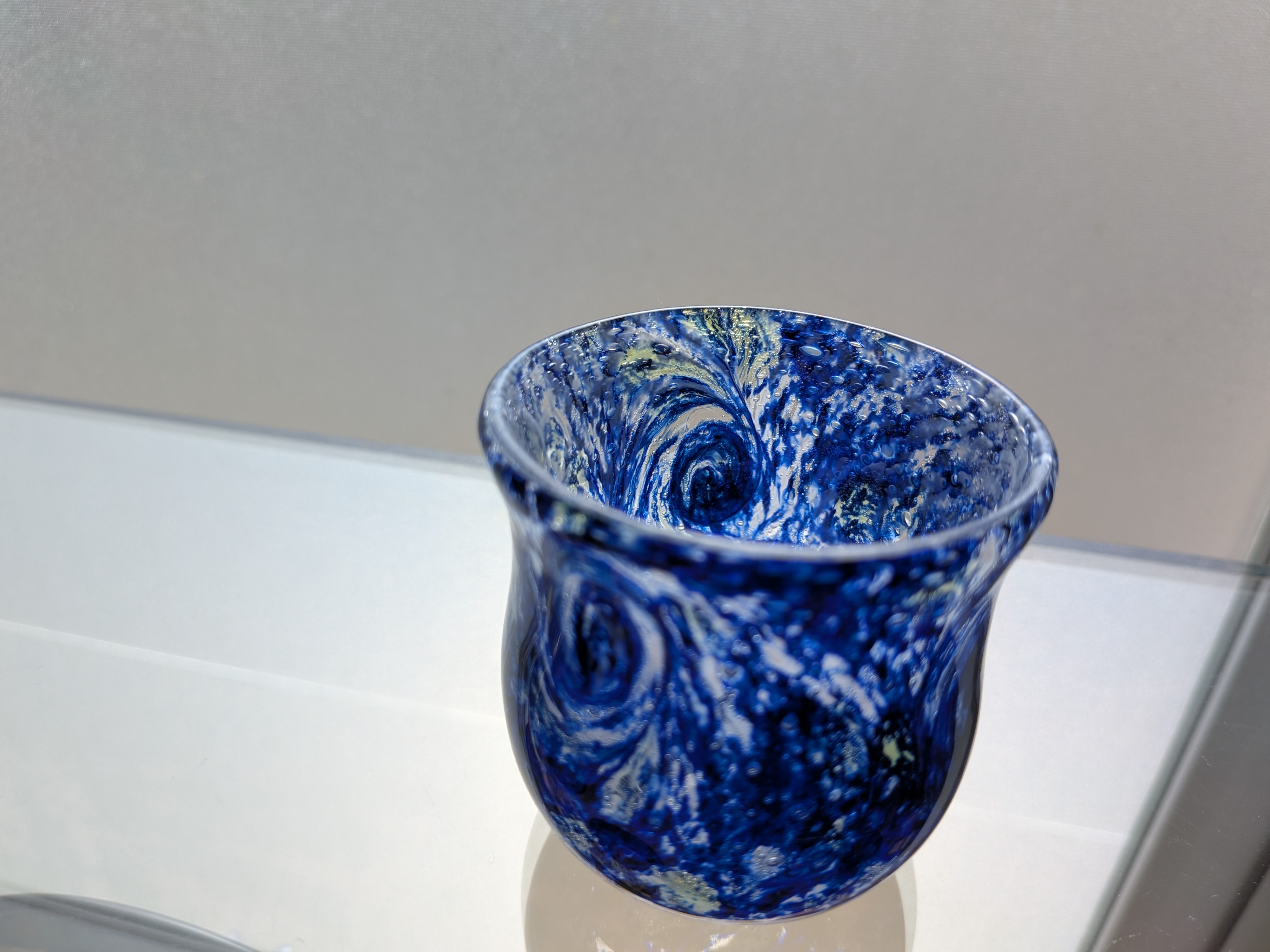 Takumi Matsumuro Earth Edition Ocean Glass Sake Cup | Takumi Kōbō